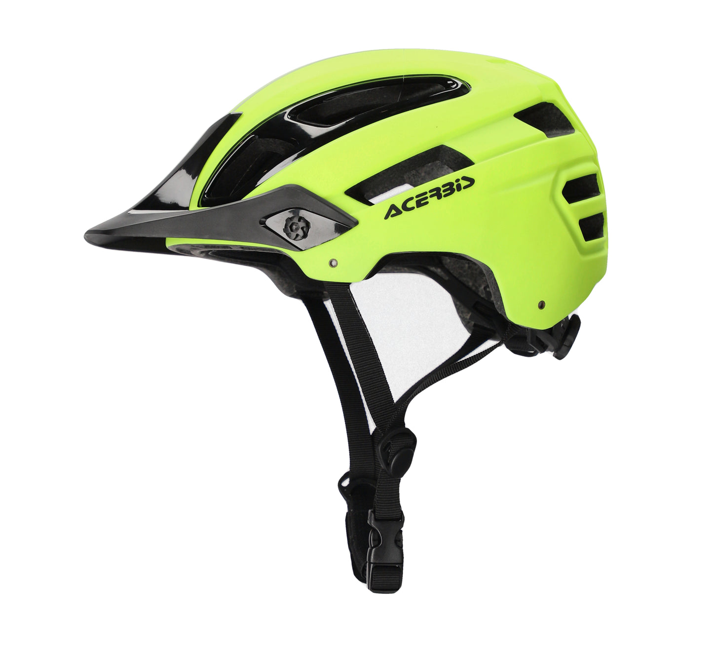 Casco Bici MTB Acerbis DOUBLEP Giallo Fluo Nero