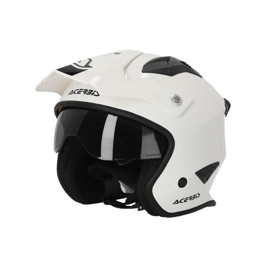 Casco Acerbis Jet Aria ECE 22-06 Bianco Lucido