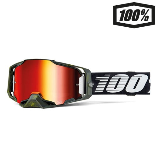 OCCHIALE 100% ARMEGA SOLEDAD LENTE A SPECCHIO ROSSA