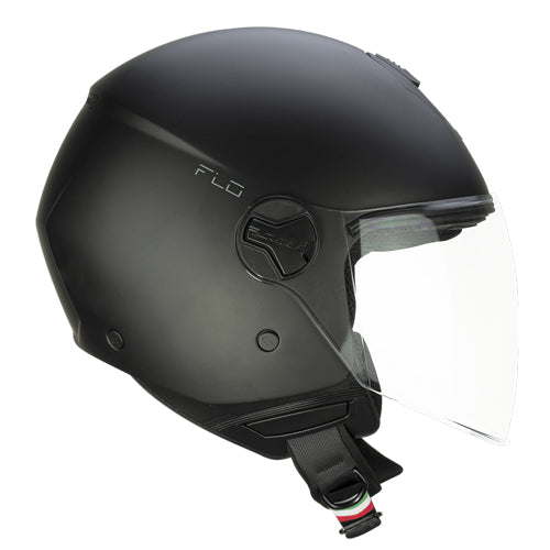 Casco CGM 167A FLO MONO versione con visiera lunga Nero Opaco