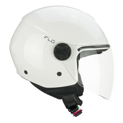 Casco CGM 167A FLO MONO versione con visiera lunga Bianco Lucido