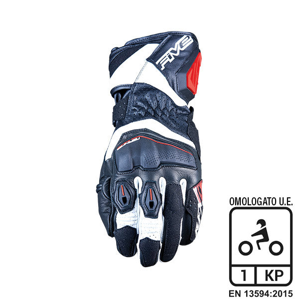 GUANTI FIVE RFX4 EVO BLACK-WHITE-RED