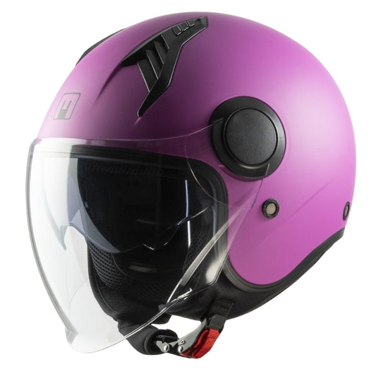 CASCO JET MPH NEW ONE ECE 22.06 DOPPIA VISIERA FUCSIA OPACO