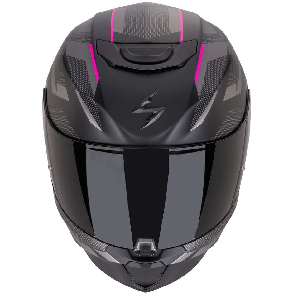 Casco Moto Integrale Scorpion EXO-391 AAXO Nero opaco Rosa