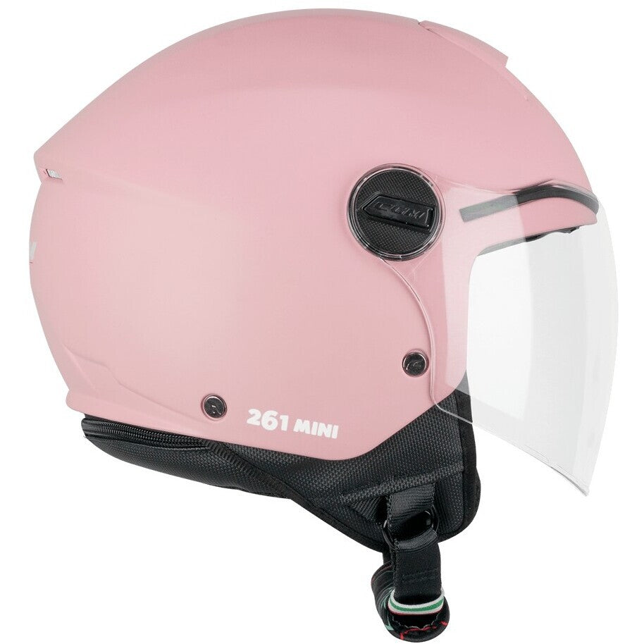 Casco Moto Jet Bambino CGM 261a MINI MONO Rosa Opaco