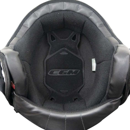 CASCO CGM GLOBO SPORT GRIGIO-GIALLO FLUO SAGOMATA
