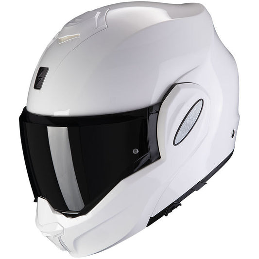 Casco Moto Modulare P/J Scorpion EXO-TECH EVO SOLID Bianco
