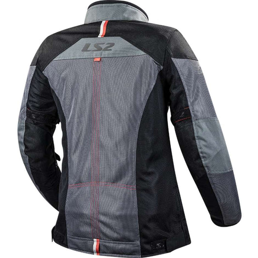 Giubbotto Moto Donna Estivo Ls2 ALBA LADY Grigio Scuro Certificato (In Esaurimento)