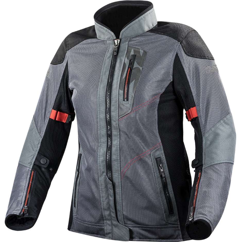 Giubbotto Moto Donna Estivo Ls2 ALBA LADY Grigio Scuro Certificato (In Esaurimento)