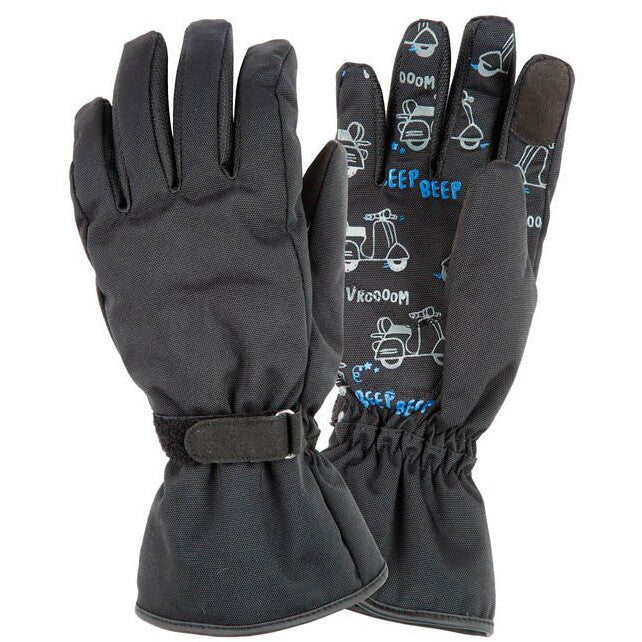 Guanti Moto da Bambino Tucano Urbano 9953HK PASSWORD KID CE Impermeabili Nero