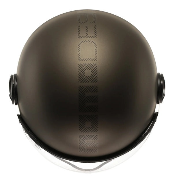 Casco Momo Design jet FGTR EVO HIP E2206 Bronzo Opaco-Texture Pietra