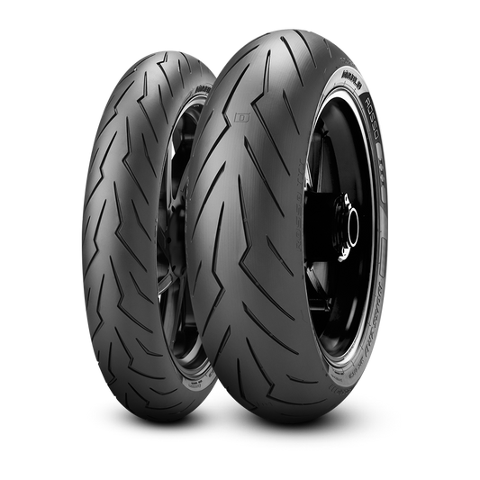 COPPIA PIRELLI DIABLO ROSSO III 120/70 ZR17 (58W)+180/55 ZR17 (73W)