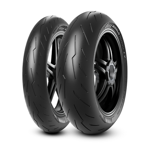 COPPIA PIRELLI DIABLO ROSSO IV 120/70 ZR17 (58W)+180/60 ZR17 (73W)