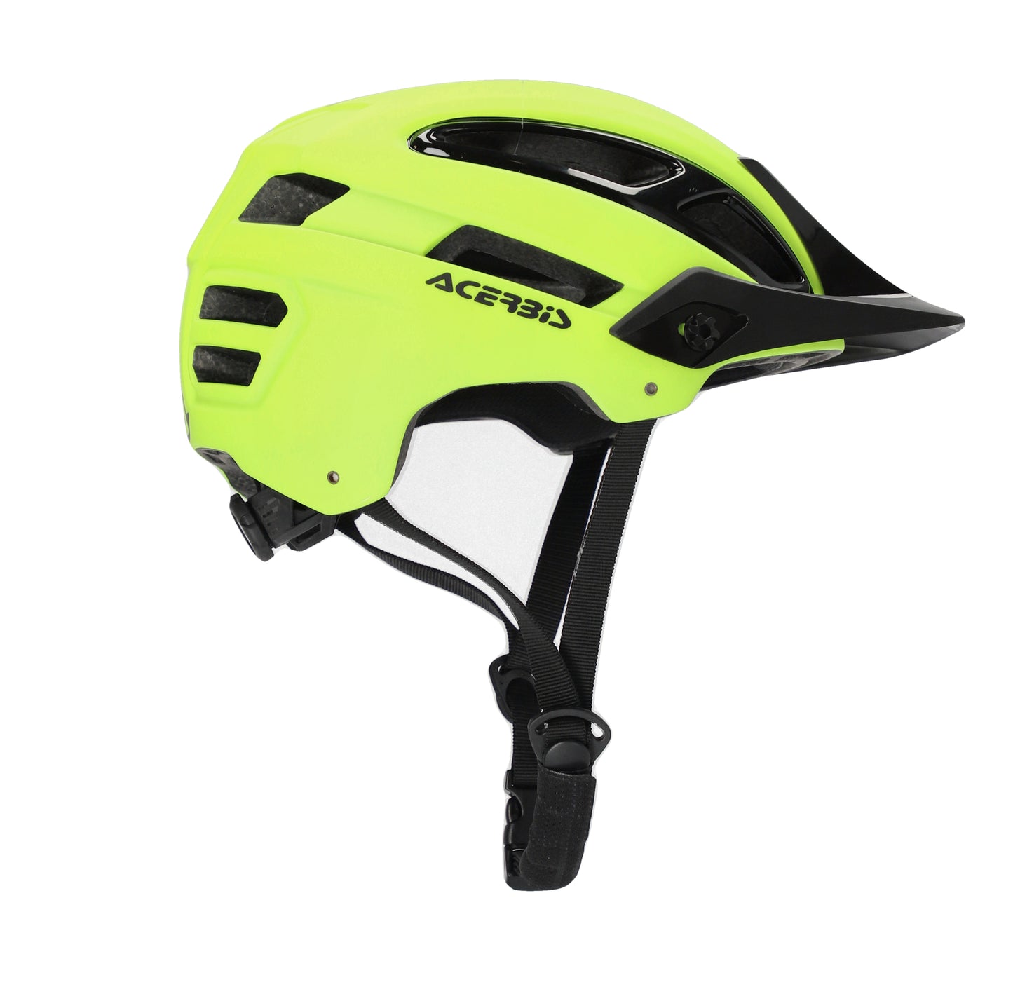Casco Bici MTB Acerbis DOUBLEP Giallo Fluo Nero