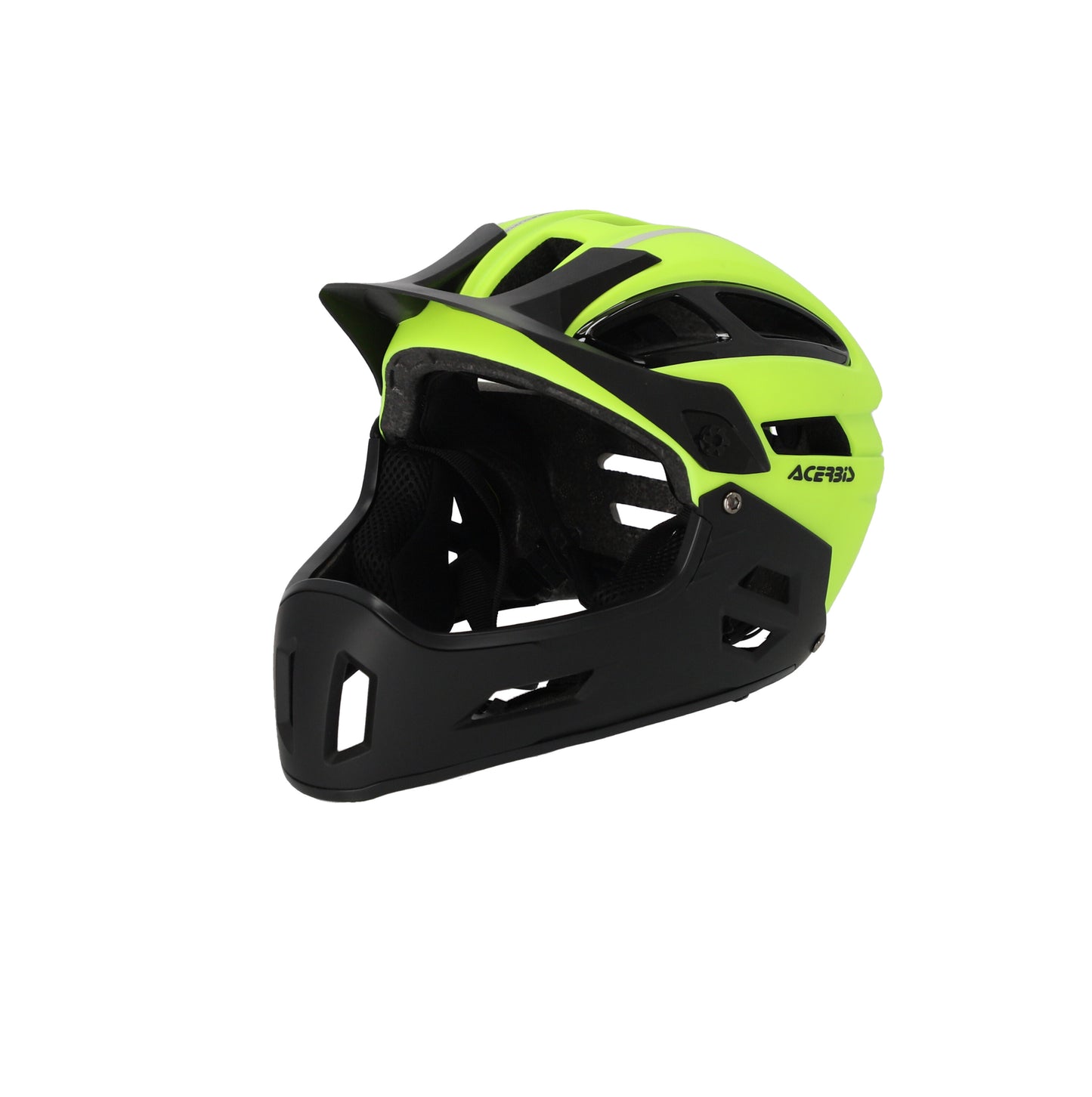 Mentoniera Moto Acerbis Per Casco Double P Nero