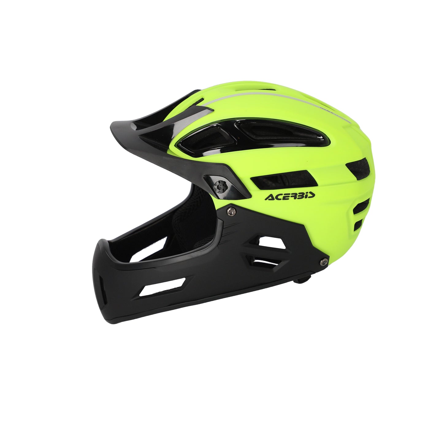 Mentoniera Moto Acerbis Per Casco Double P Nero