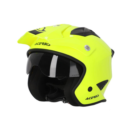 Casco Acerbis Jet Aria ECE 22-06 Giallo Fluo