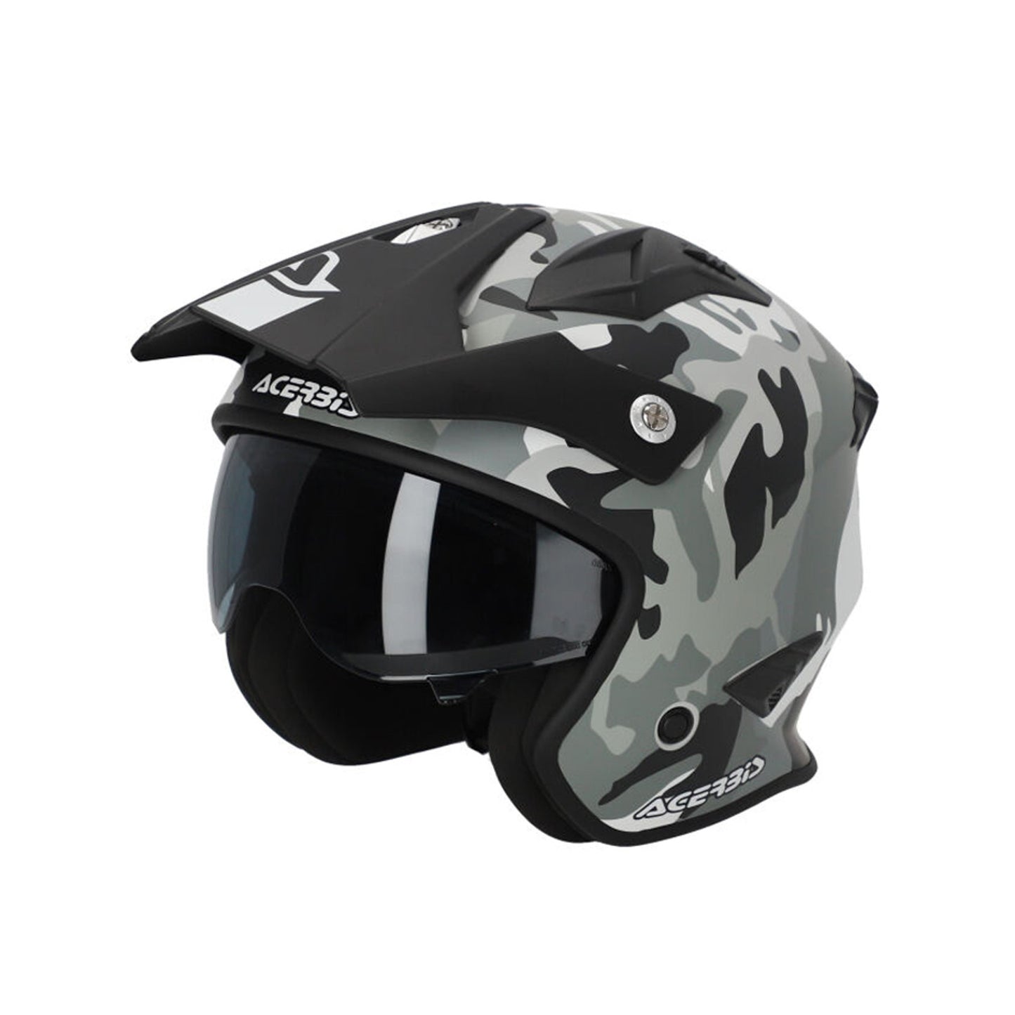 Casco Acerbis Jet Aria ECE 22-06 Camo, Brown