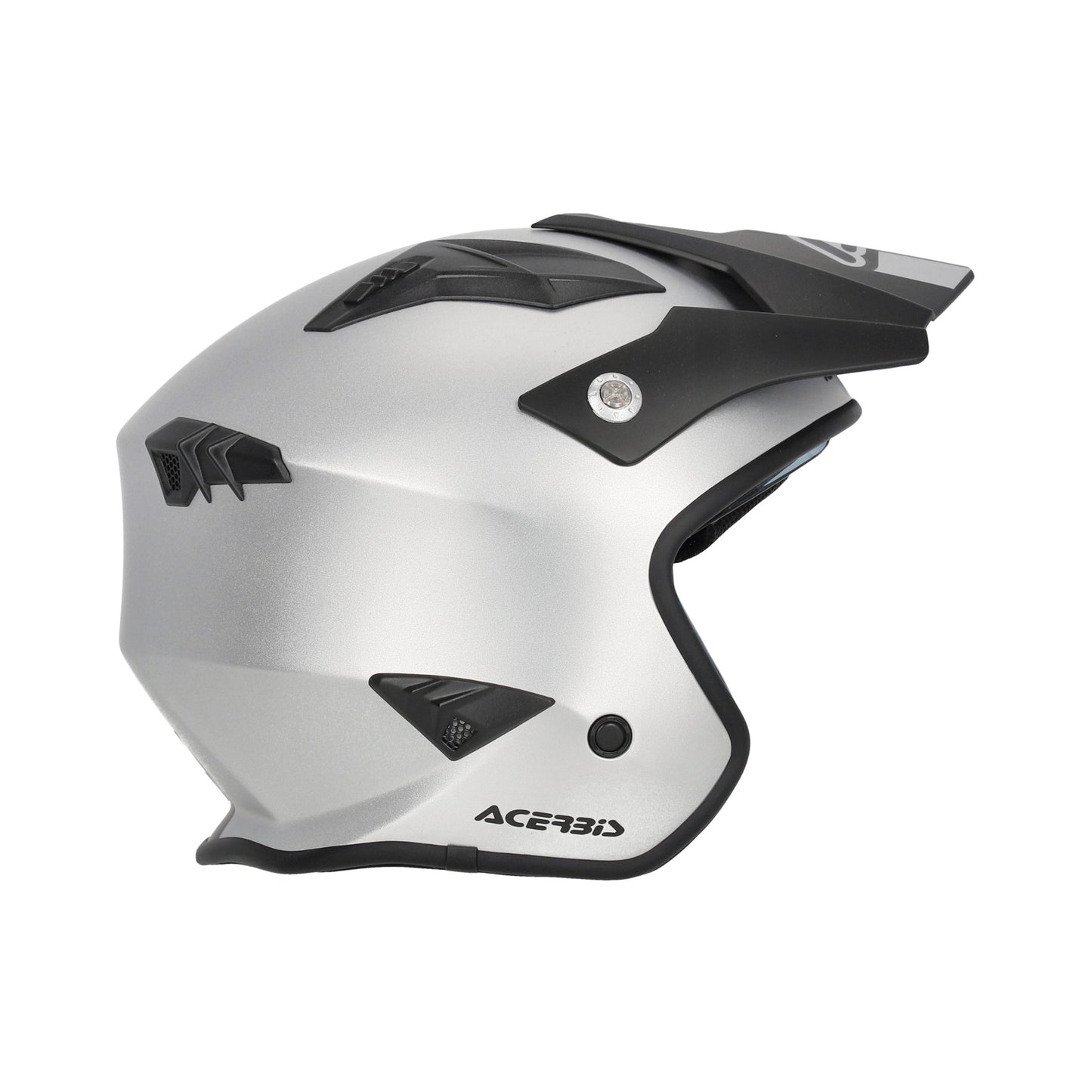 Casco Acerbis Jet Aria Metallic ECE 22-06 Grigio Opaco