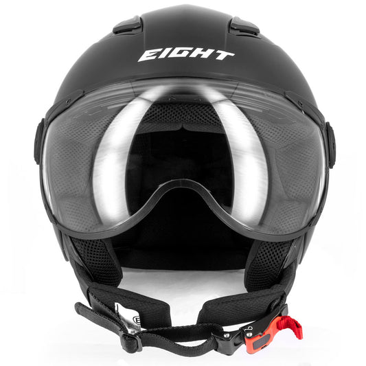 Casco Jet Eight S779 LEOV Nero Opaco