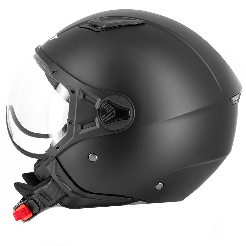 Casco Jet Eight S779 LEOV Nero Opaco