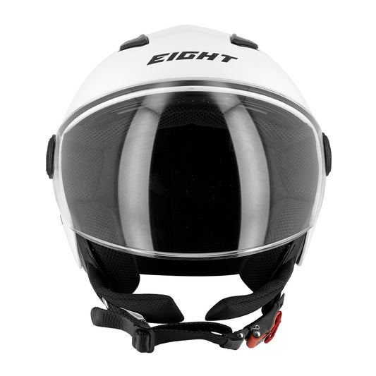 Casco Jet Eight S779 LEOV LV Bianco Lucido
