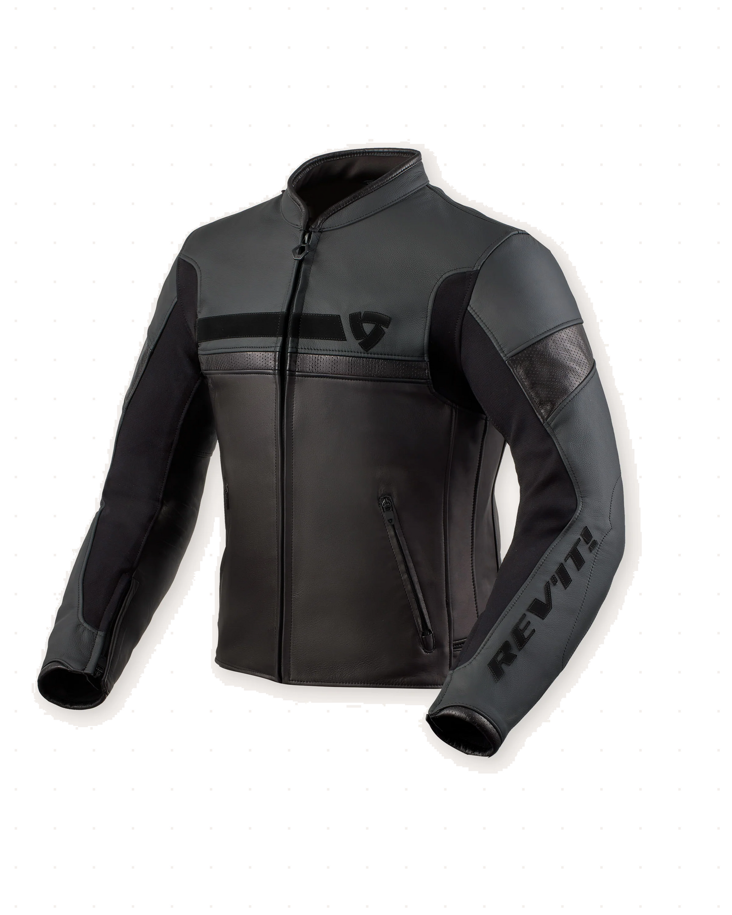 GIACCA IN PELLE REV'IT MILE NERO (In Esaurimento)