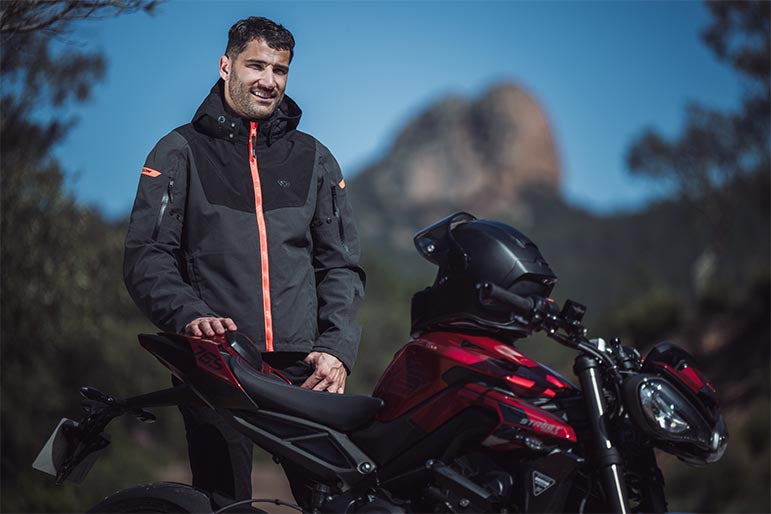 Giubbotto BURNING TESSUTO UOMO NERO