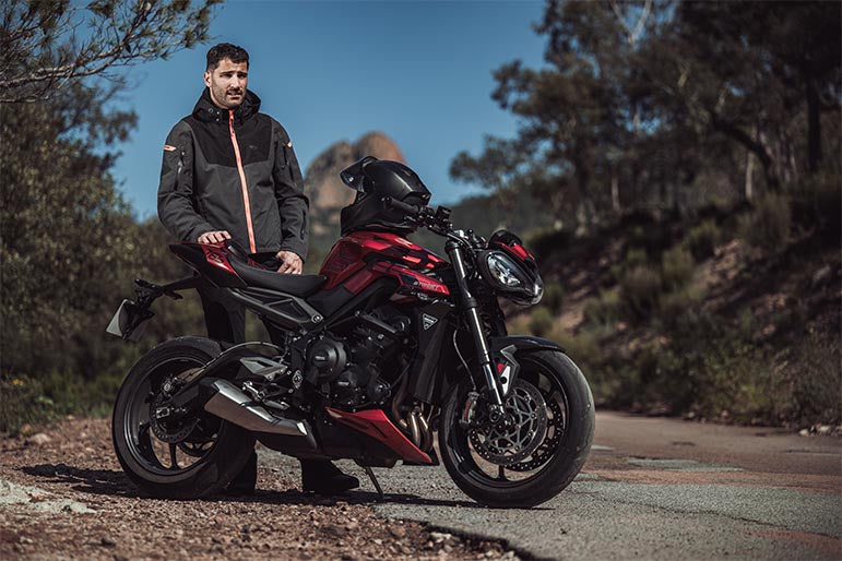 Giubbotto BURNING TESSUTO UOMO NERO