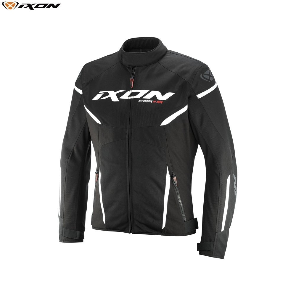 Giubbotto Moto Ixon STRIKER 2 AIR WP Nero Bianco