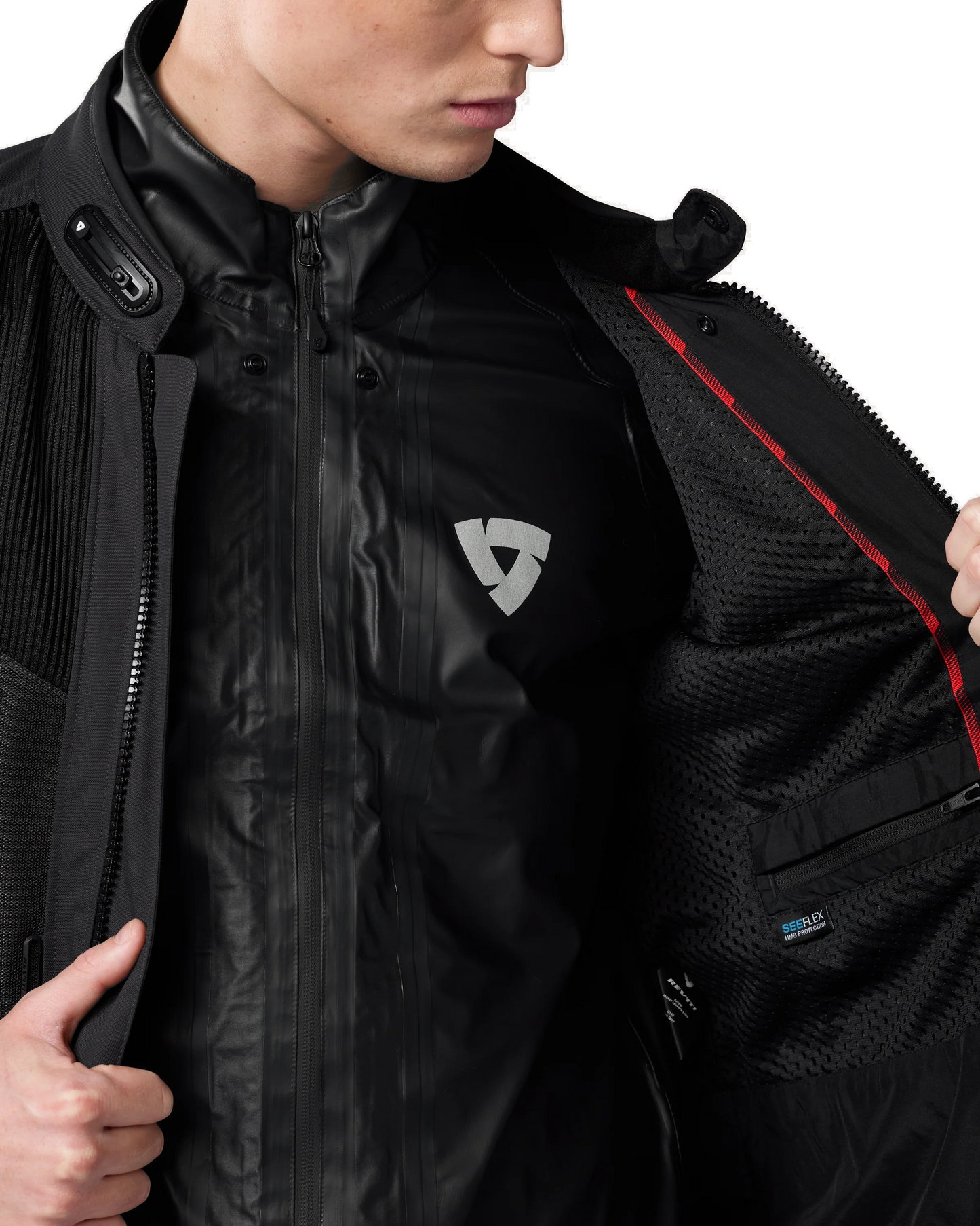 GIACCA REV'IT LEVANTE 2 H2O UOMO ARGENTO (In Esaurimento)