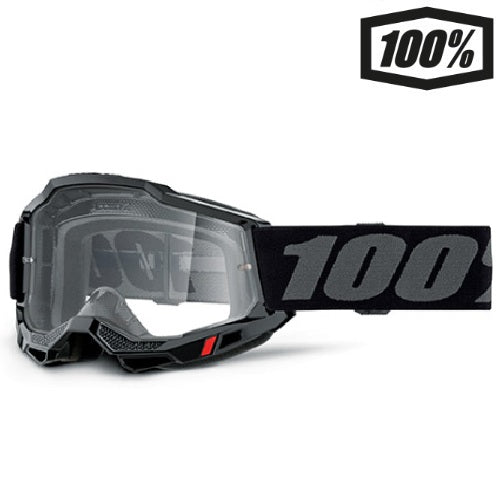 OCCHIALE 100% ACCURI 2 OTG BLACK LENTE TRASPARENTE