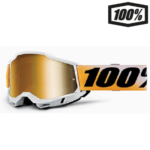 OCCHIALE 100% ACCURI 2 SHIV LENTE A SPECCHIO ORO