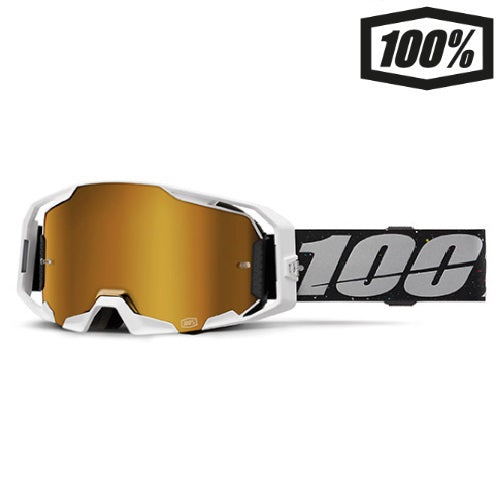 OCCHIALE 100% ARMATIC RAPIDRACER LENTE A SPECCHIO ORO