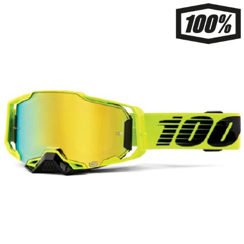 OCCHIALE 100% ARMEGA NUCLEAR CIRCUS LENTE A SPECCHIO ORO