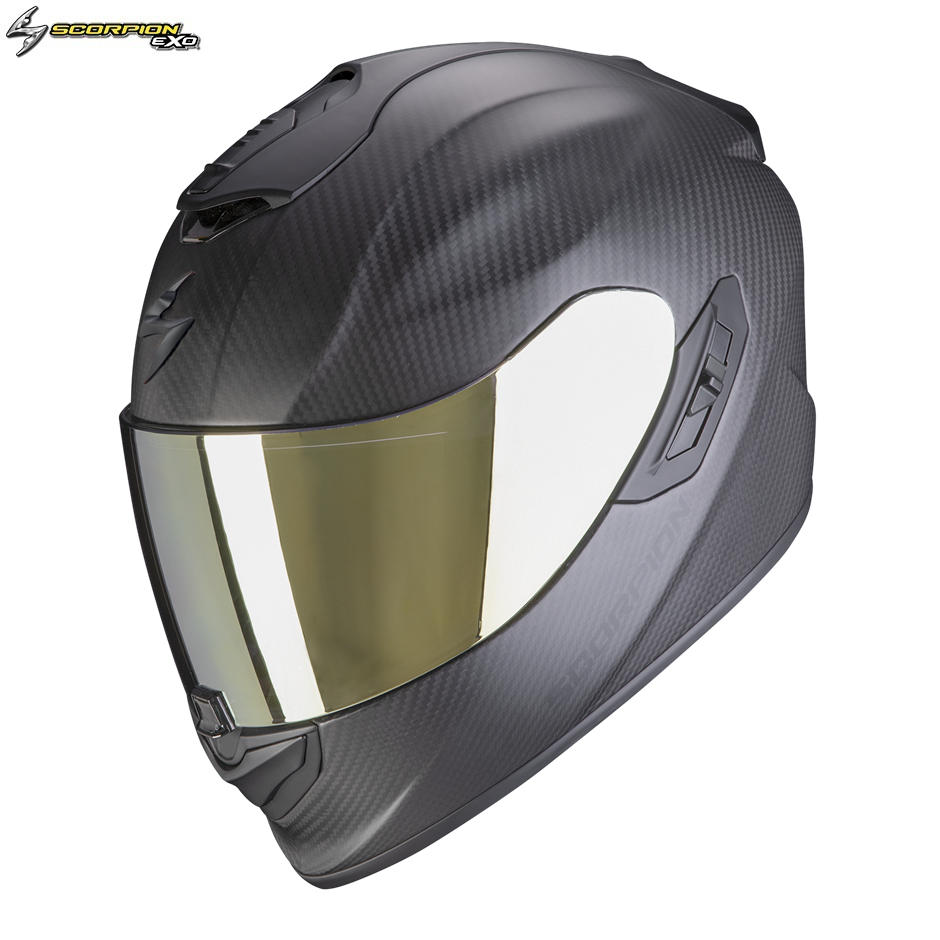 Casco Moto Integrale Scorpion EXO-1400 EVO II CARBON AIR SOLID Nero Opaco (In Esaurimento)