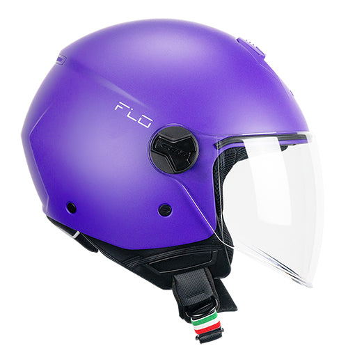 Casco CGM 167A FLO MONO versione con visiera lunga Viola Opaco