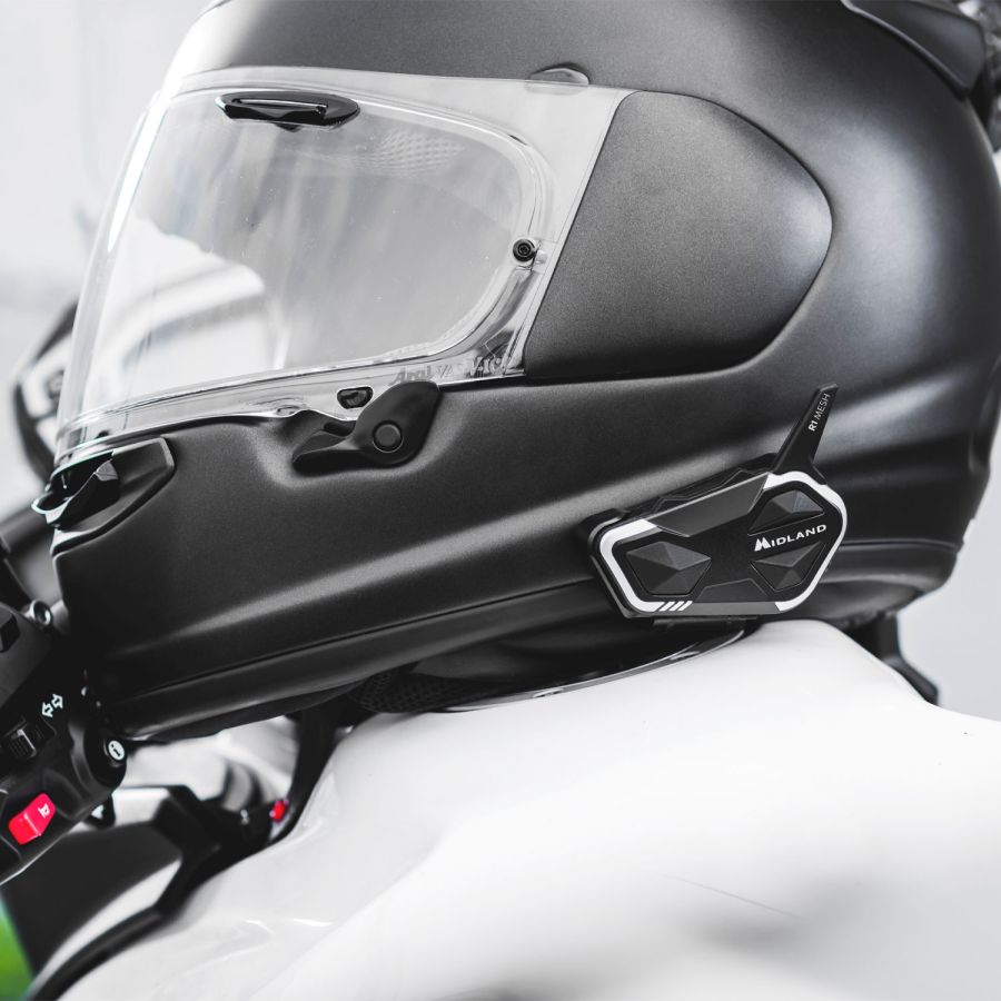 INTERFONO MIDLAND R1 MESH DYNAMIC FINO A 2 KM DOPPIO (2 PEZZI)