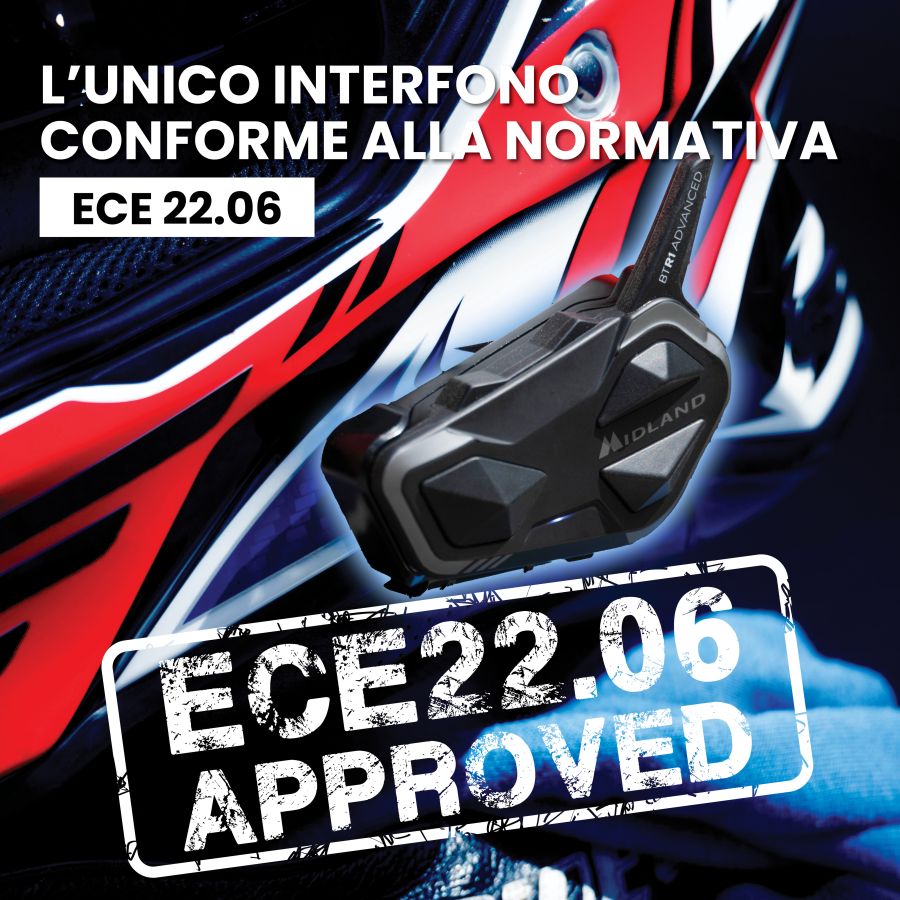 INTERFONO MIDLAND BTR1 Advanced DOPPIO (2 PEZZI) Conference 4 persone fino a 1200 m