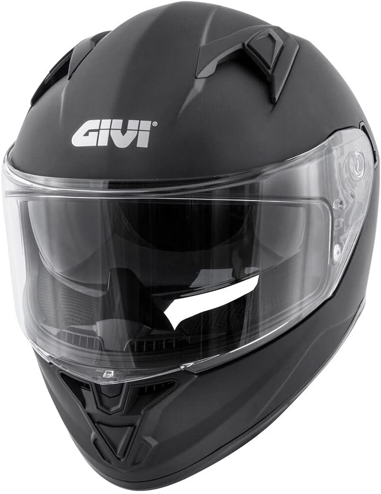 Casco Moto Integrale Givi 50.6 STOCCARDA Solid Nero Opaco (In Esaurimento)
