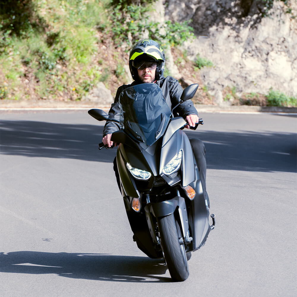 CASCO MODULARE CGM BER DRESDA Grafite Giallo Fluo Opaco 22.06