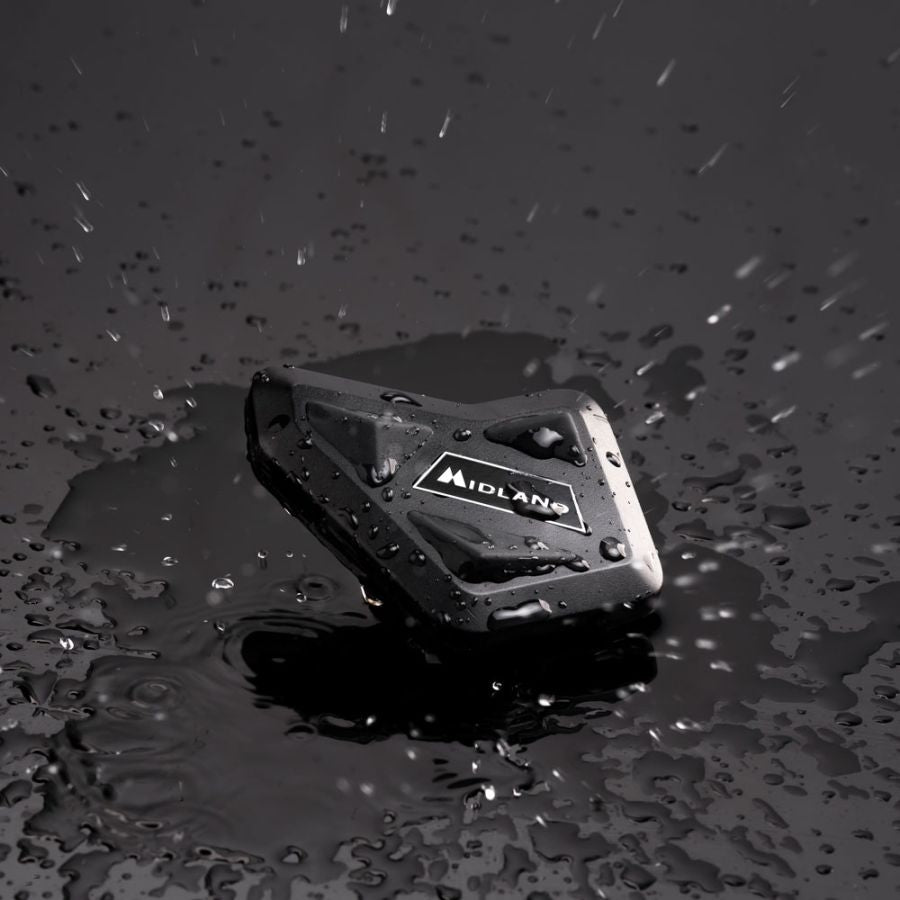 Interfono Midland BT Mini Doppio (2 Pezzi) Comunicazione moto a moto fino a 4 persone e condivisione della musica.