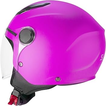 Casco Moto Jet Bambino Ska-P 2MHA POD MONO Fucsia opaco