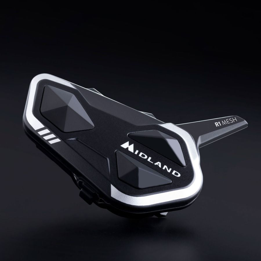 INTERFONO MIDLAND R1 MESH DYNAMIC FINO A 2 KM DOPPIO (2 PEZZI)