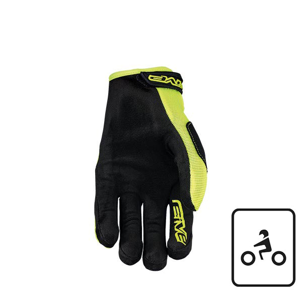GUANTI FIVE MXF3 BLACK-GIALLO FLUO (In Esaurimento)