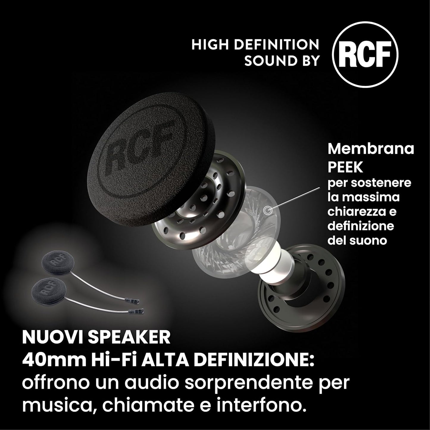 INTERFONO MIDLAND BTR1 Advanced SINGOLO (1 PEZZ0) Conference 4 persone fino a 1200 m