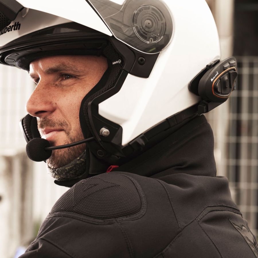 INTERFONO MIDLAND BTX1 PRO S CON HI-FI SPEAKER DOPPIO (2 PEZZI) Conference 4 persone fino a 800 m