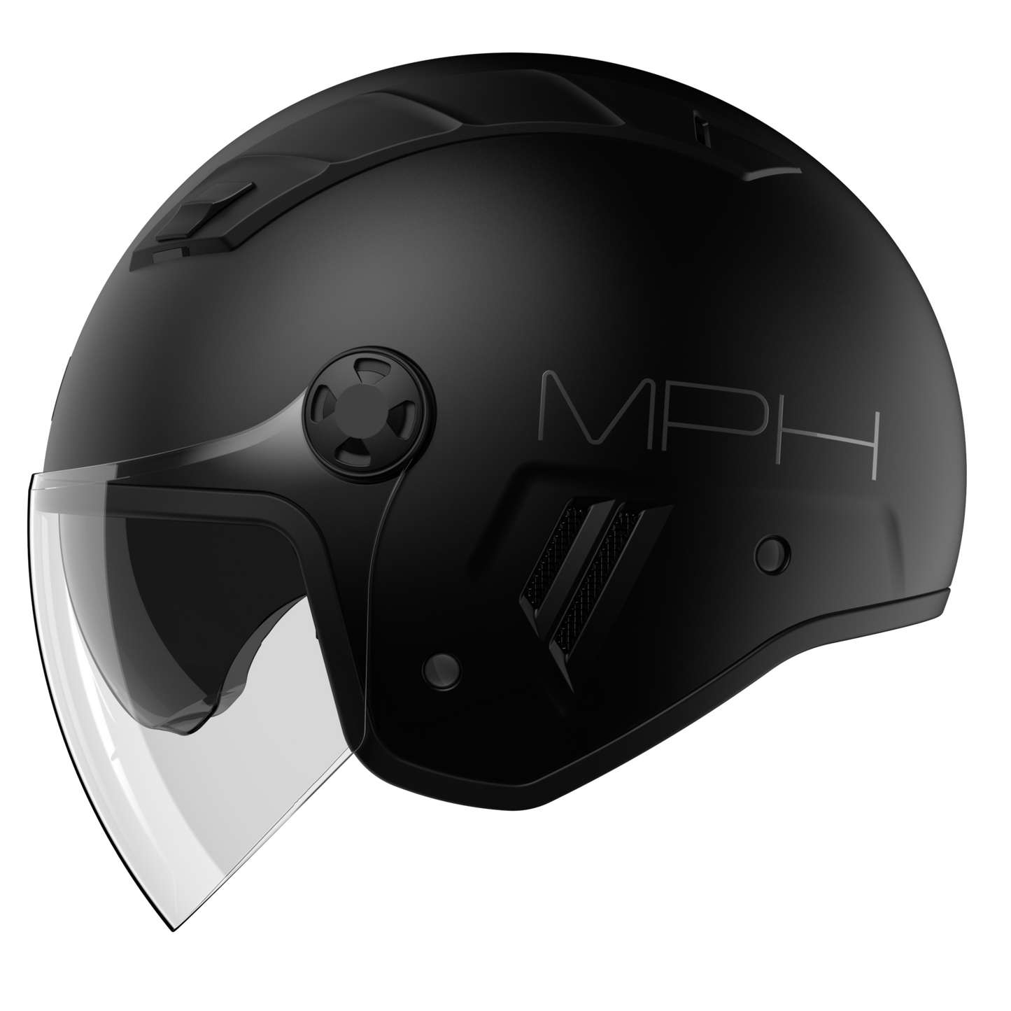 CASCO JET MPH AIRE OMOLOGAZIONE 22-06 NERO OPACO