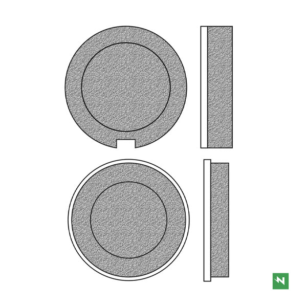 Pasticche freno FD.0002 Kawasaki h1 500 D tipo h1f anno 1973