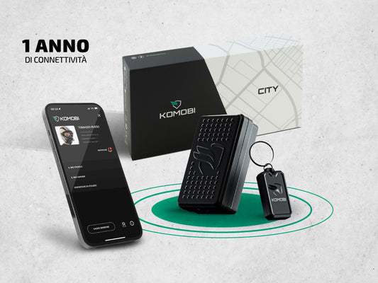 Localizzatore GPS Moto con Allarme Antifurto Komobi CITY PREMIUM